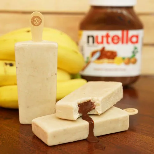 Banana filled with Nutella