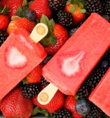 Strawberry Paleta icepop